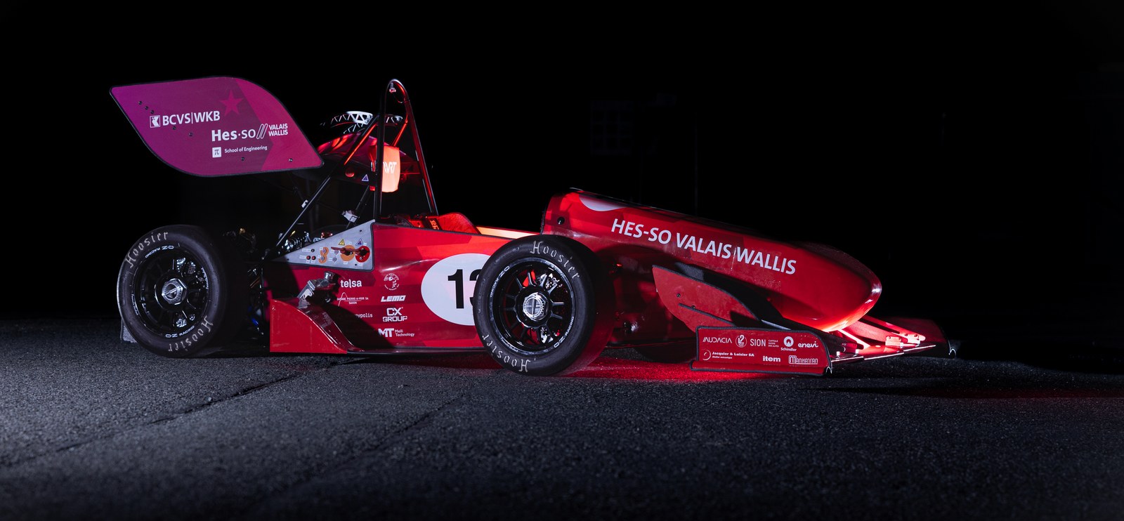 Alpinea, la monoplace 100 % électrique du Valais-Wallis Racing Team, engagée en Formula Student