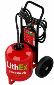 Lith EX Trolley extinguisher, 25 litres